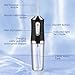 Water-Flosser-Cordless-Teeth-Cleaner Water Dental Flosser with 3 Modes 4 Jets Rechargeable IPX7 Waterproof for Travel Home Braces(Black)