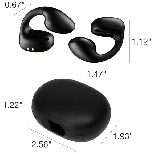 Image of iLive Electronics Clear Truly Wireless Open Ear Clip Earbuds, IAEBTO25B