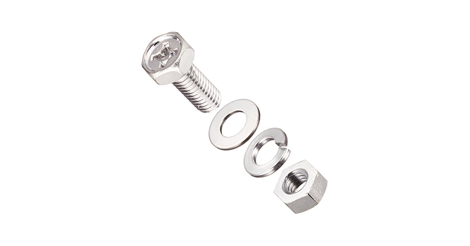 Amazon.co.jp: エーモン ボルトセット ピッチ1.0mm 6φ 長さ15mm