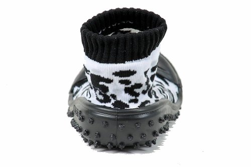 Skidders Infant Toddler Girl's Sneakers Black Leopard Shoes Sz: 8 (24 Months)4