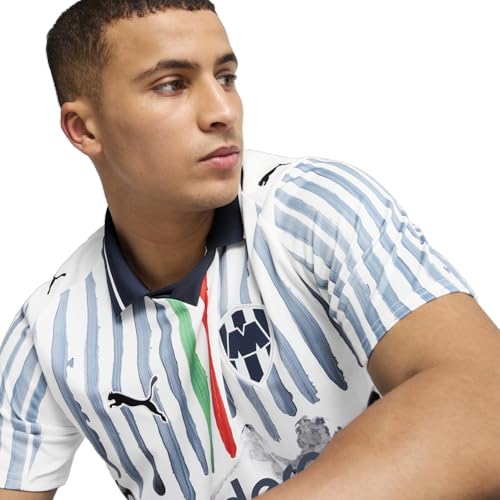 PUMA Mens Kidsuper X Mty Collared Short Sleeve Jersey Casual - Pink3