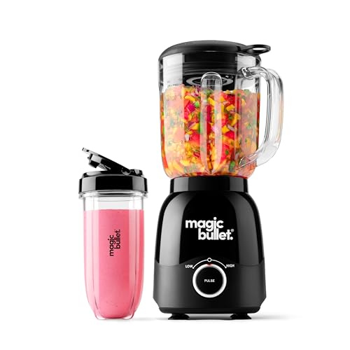 magic bullet Combo Blender, 48oz Pitcher, Blending Cup, Simple Speed Dial – MBF50200AK image 2