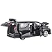 Modelos de Autos, Imitación para Alphard para MPV Modelos 1: 32 Aleación Pull Back Modelo 4 Abra la Puerta con Sonido y luz para niños Boys Girls Regalo, WQQWQQQ-8521. (Color : Black)