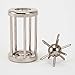 Bits and Pieces - Trapped Satellite Nerves of Steel Metal Brain Game Puzzle - Brain Teaser Puzzles for Adults - Spiked Ball in Steel Chamber - 3