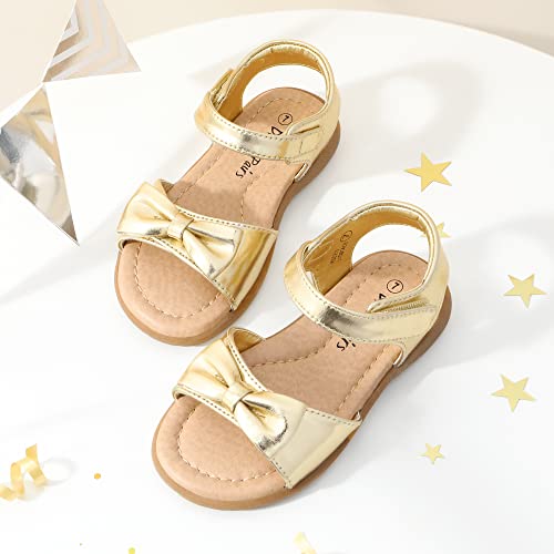 Image of DREAM PAIRS Girls Sandals Fashion Bow Summer Shoes for Toddler /Little Kid