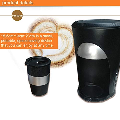 Cafetera de Goteo Mini Multifunción 1 taza 0.15 L miniatura 4