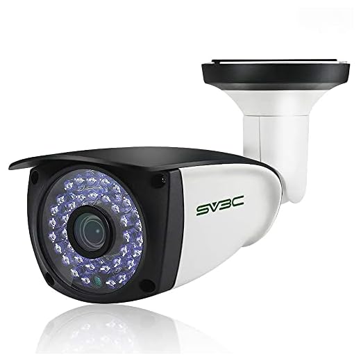 SV3C HD 960P WiFi Wireless Security Camera Outdoor, Aluminum Metal Housing, Motion Detection Alarm/Recording, Support Max 64GB SD Card(Not Included), Home Security Surveillance IP Camera