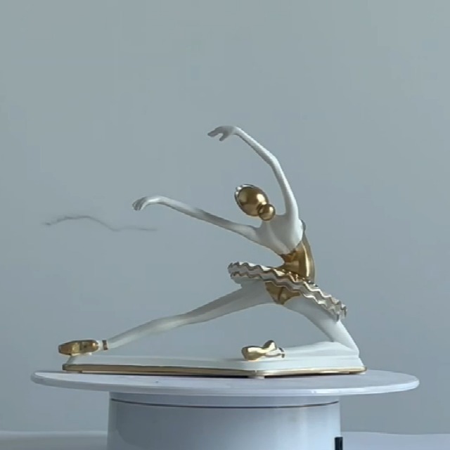 Estatua Decorativa Bailarina Figura Moderna Polyresina 8.3 in miniatura 7