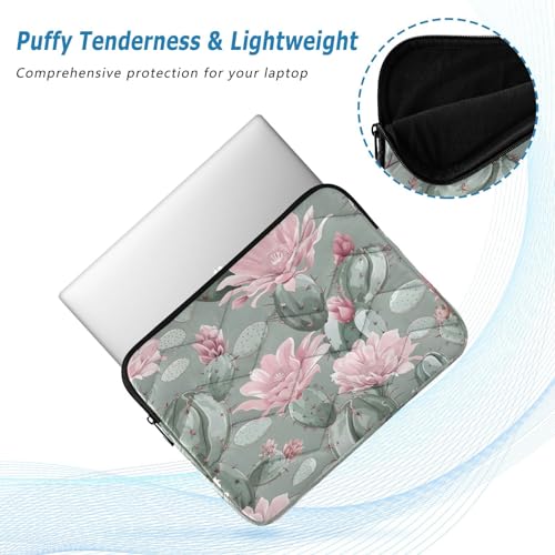 Funda para laptop 13-14 pulgadas impermeable con diseño de cactus miniatura 5