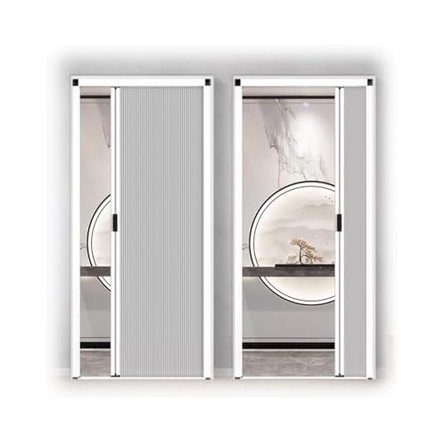 Porta pieghevole a nido d'ape personalizzabile, altezza 190/210/230 cm, design invisibile per armadio, bagno, libreria e porta del fienile, ideale per porte della cucina (95 x 210 cm)