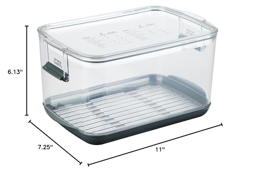 ProKeeper Produce Storage Container with Stay-Fresh Vent System – 5.7 Quarts, Airtight for Fruits & Vegetables