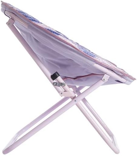 Sillón Plegable Redondo Tipo Peluche Morado miniatura 4