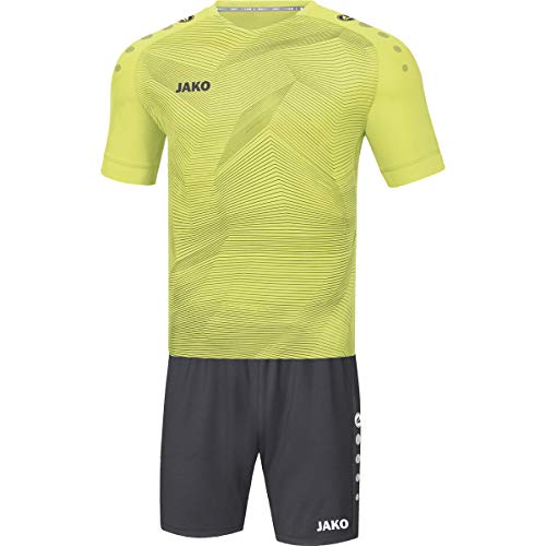 JAKO Men's Premium KA Shirt, Light Yellow/Anthracite, XL - Image 3
