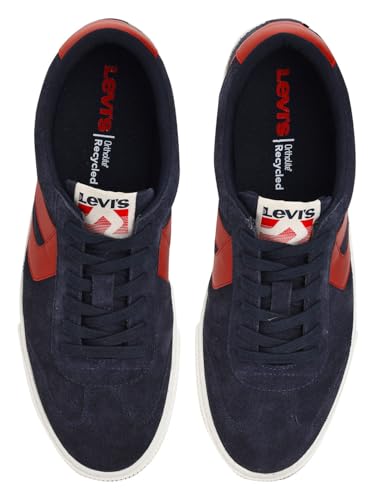 Image of Levi's Mens Low Key Levis Men Colourblocked Suede Sneakers
