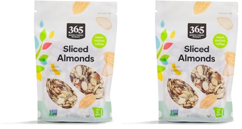 365 by Whole Foods Market, Sliced Almonds, 8 Ounce (Pack of 2)