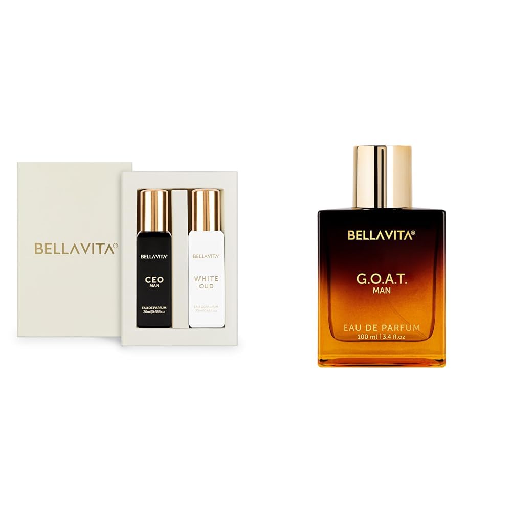 Bella Vita Luxury Ceo Man & White Oud Unisex Combo With Tonka Agarwood & Orange Woody Pack Of 2 20 Ml Each G.O.A.T Man Liquid Eau De Parfum, 100 Ml-image-27