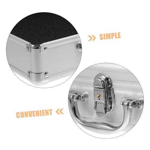 Small Aluminum Alloy Suitcase Men's Metal Case for Tools Cameras Cosmetics Hard Storage Box4