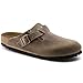 Produktbild Birkenstock Classic Unisex Boston Leder Clogs, Braun (Tabacco Brown), 43 EU