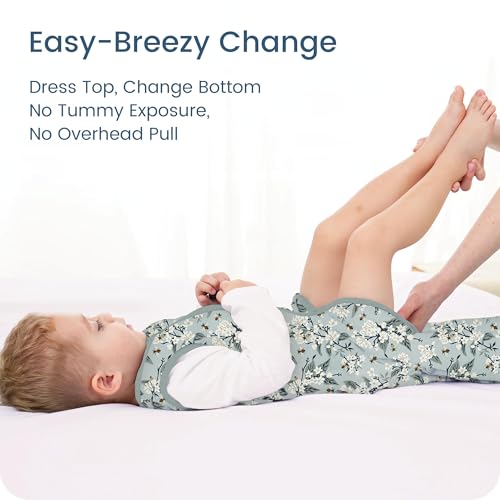 Image of 1.0 TOG Toddler Sleep Sack, Wearable Blanket Baby Sleeping Bag with 2-way Safe Zipper, Ultra Soft All Season Sleep Sack for 24-36-48 Months, 1 Pack(Bee Blossom)