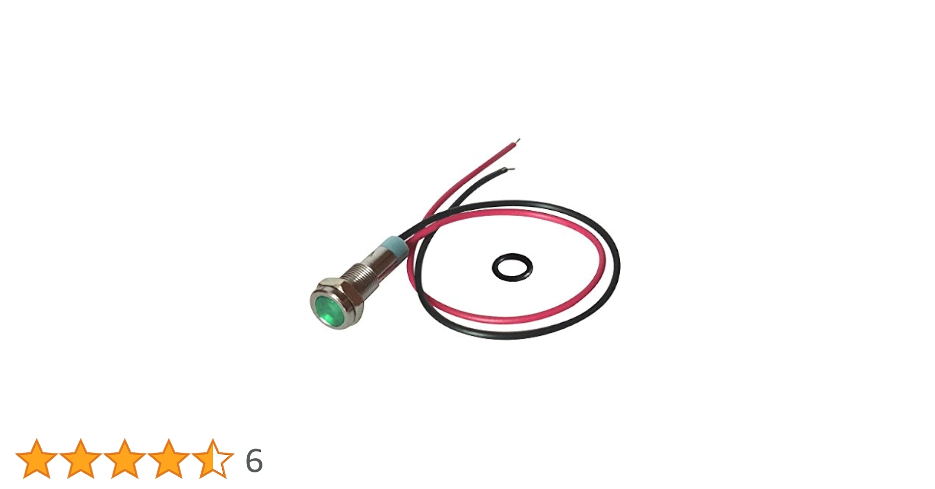 Amazon | Baosity 6V LEDインジケータライト 信号 ランプ 防水