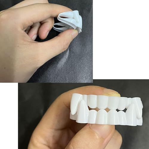 Image of Kaku Fancy Dresses Halloween Vampire Teeth for Kids | Scary Dracula Teeth Halloween Party Accessory
