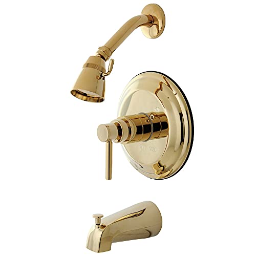 Black Friday - 80% OFF Kingston Brass KB2632DL Concord Tub and Shower Faucet, Polished Brass
