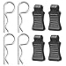 50 Pieces HobbyPark Universal RC Body Clips w/Pull Tabs Car Clips R Clips for All 1/10 1/12 Scale Redcat HPI HSP Exceed RC Car Parts Truck Buggy Shell Replacement, Silver