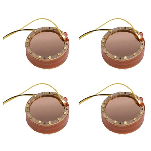 Sxmrmnx 4 cápsulas de micrófono condensador de grabación de núcleo de micrófono de diafragma grande de 34 mm