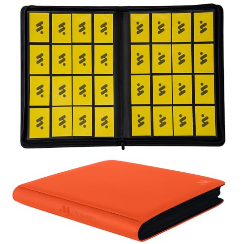 Image of 16-Pocket Card Trading Binder,1000+ Pockets Card Album Side Loading Card Folder for TCG,Sports Cards & Other Standard Size Trading Cards