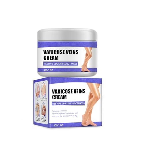 Boxiatil Bálsamo para el cuidado de - Crema Reparadora De Venas Varicosas que Mejora la Apperancia de la Circulación de Piernas Y Dela Sangre, Crema contre les Varicosités (púrpura, 1 unidad)