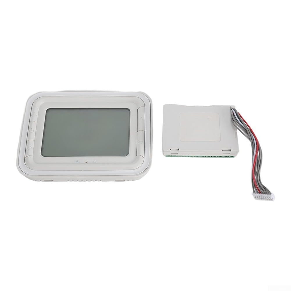 Termostato programmabile con display LCD per termosifone, controllo valvola AC220V, verde