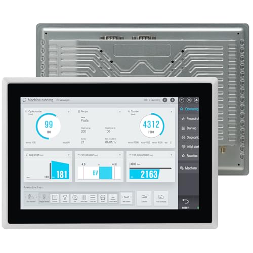 Image of 8-Inch Industrial Touch Screen Monitor, Ratio 16:10 Embedded PCAP Touchscreen Monitors | 10-Point Touch | No Drive, Plug and Play | IP65 Front | HD-MI VGA USB Port