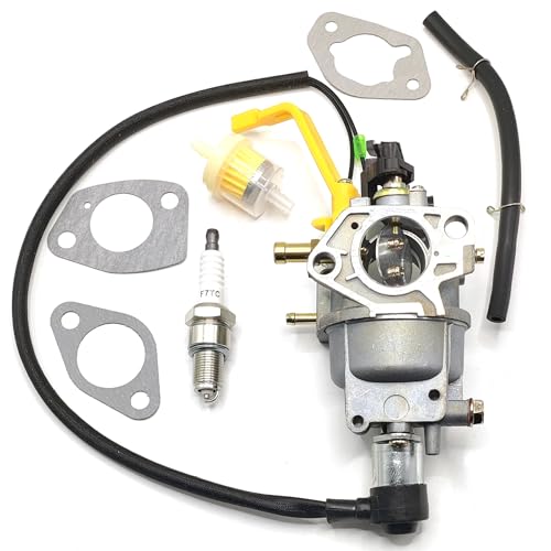 Carburetor Fit for Firman H07552 H07553 T07571 T07573 Tri Fule Generator Compatible with 6900 7500 8450 9400 Watt 439CC Engine Dual Fuel Generator Replacement Parts 375715509 380723515 490.131000.16F