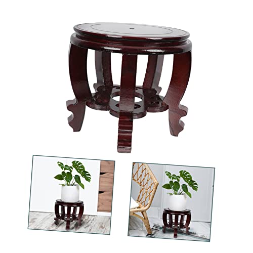 Yardwe Houten Display Stand Voor Fish Tank Verstelbare Pedestal Basis Voor Thuis Feestjes Decoratie Duurzaam Hoog Geschikt Voor Aquarium Crystal - Afbeelding 6