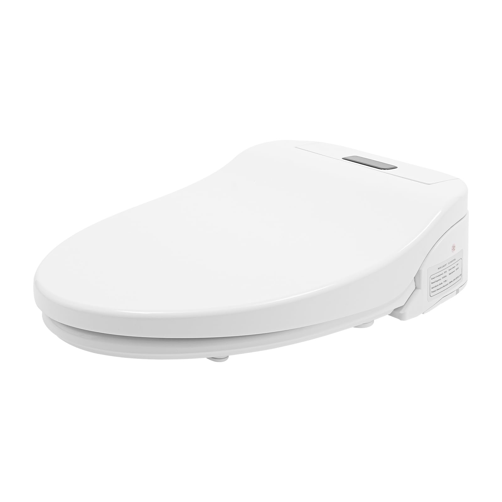 Bidé Asiento de inodoro inteligente con boquilla, temperatura ajustable, inodoro climatizado, limpieza automática, secado al aire, inventario europeo