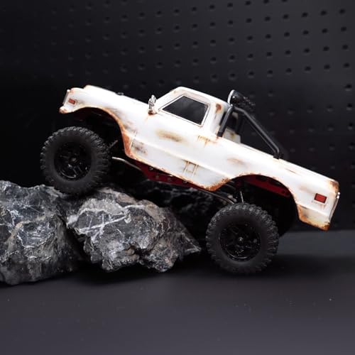 Image of furitek FX118 Fury Wagon Ultimate Upgrade Kit Scale 1 /18 RC Crawler RTR - Remote Control Car, RC Crawlers with High-End Upgrades Ready to Install for Adults (White (TT-0022))