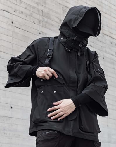 Niepce Inc Japanese Streetwear Techwear Men's 3/4 Sleeve