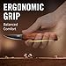 RAVS Whittling Knife with Leather Sheath, High Carbon Steel Blade Wood Carving Knife with Titanium Coating, Sloyd Knife with Ergonomic Rosewood Handle, Wood Carving Tools for Beginners to Experts