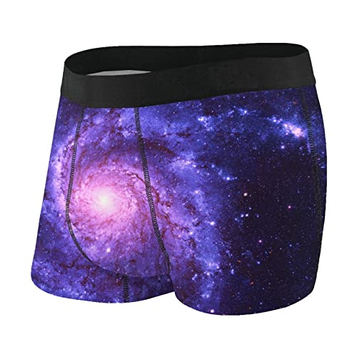 通用 Herren-Shorts-Boxershorts Space Galaxy Weiche Unterhose Stretch-Boxershorts mit Beutel S-XXL