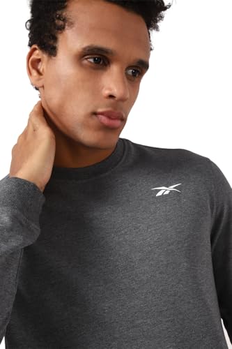 Image of Reebok PolyMen's Cotton Round Neck Sweatshirt