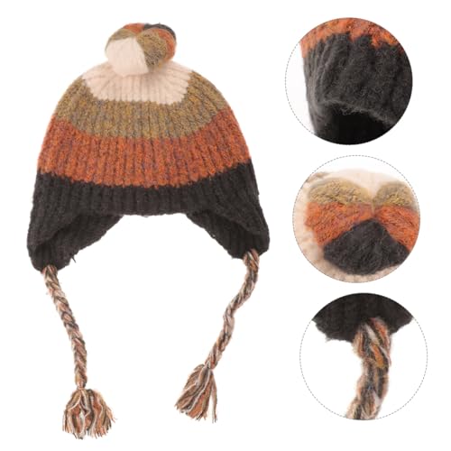 Protège-oreilles efficace contre le froid avec ce bonnet maille chaude tresses - 5