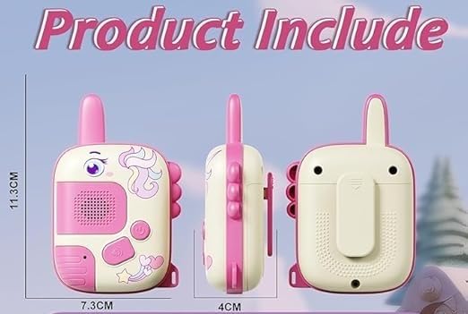 Wonder Digital Toys for 3-12 Year Old Girls Boys,2 Pack Cute Dinosaur Walkie Talkies with Wearable Lanyard for Outdoor Camping,Birthday Gifts for Kids. - Image 4 thumbnail