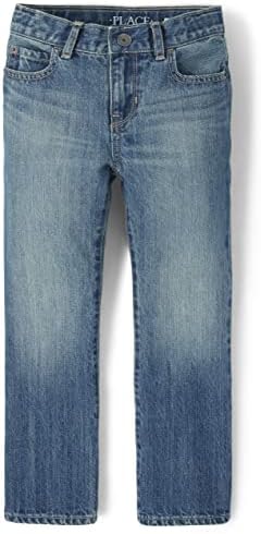 The Children's Place Boys Basic Bootcut Jeans,Pierce Wash Single,6