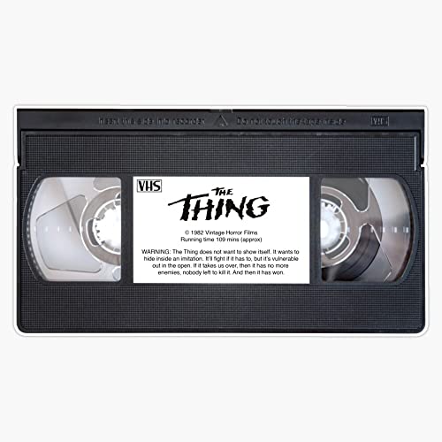 Magnet Vintage VHS: The Thing Magnetic Vinyl Sticker 5