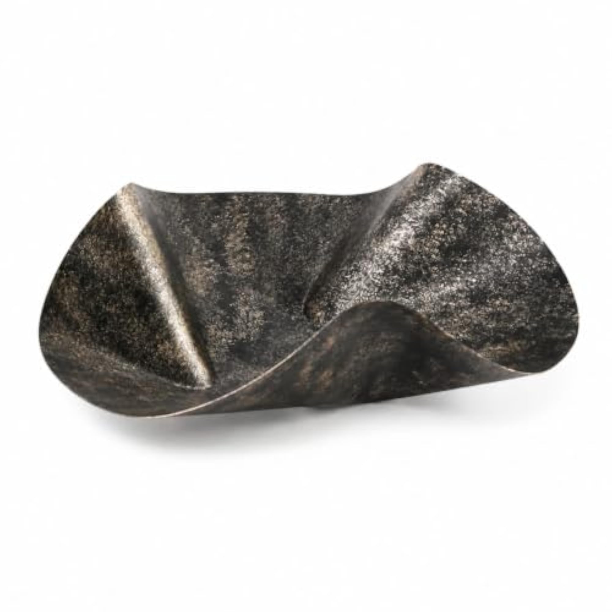 CLOVRIX® Sculptural Metal Tray with Wavy Edges