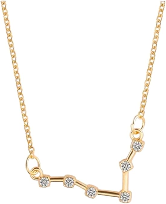 New Constellation Zodiac Sign Necklaces Jewelry For Women Hers Designed 12 Horoscope Taurus Aries Leo Necklaces Jewelry Gifts