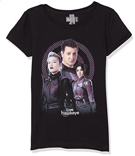 T-shirt Fille Marvel Hawkeye style Dangerous Arrows idéal pour le collège