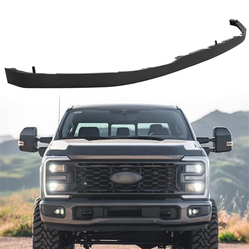 Front Bumper Valance Panel 2.15 inches Deflector Assembly Compatible with 2023-2024 Ford F250, F350 Super Duty Tremor Valance Deflector Air Dam Replacement PC3Z-17626-CA