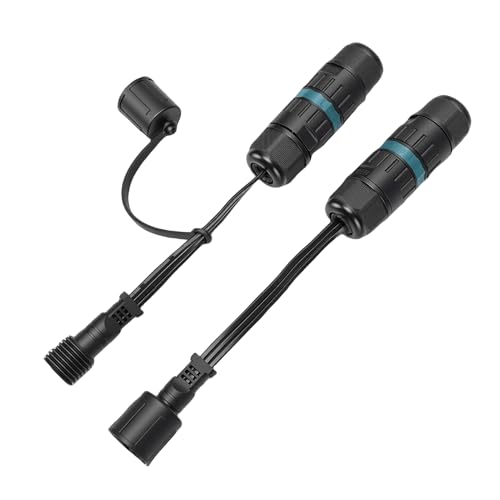 Conector de cable duradero impermeable con conexion confiable para lamparas de exterior 4