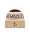 NCAA Florida State Seminoles Biggest Fan 2.0 Cuff Knit Beanie, Gold, One Size